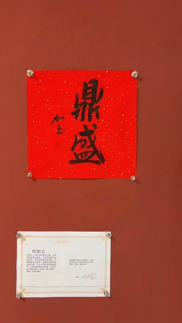 书法1何加玉老师 书法 1平尺
