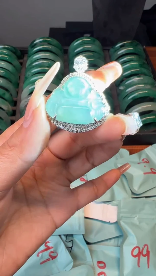 天然A货翡翠玉石4