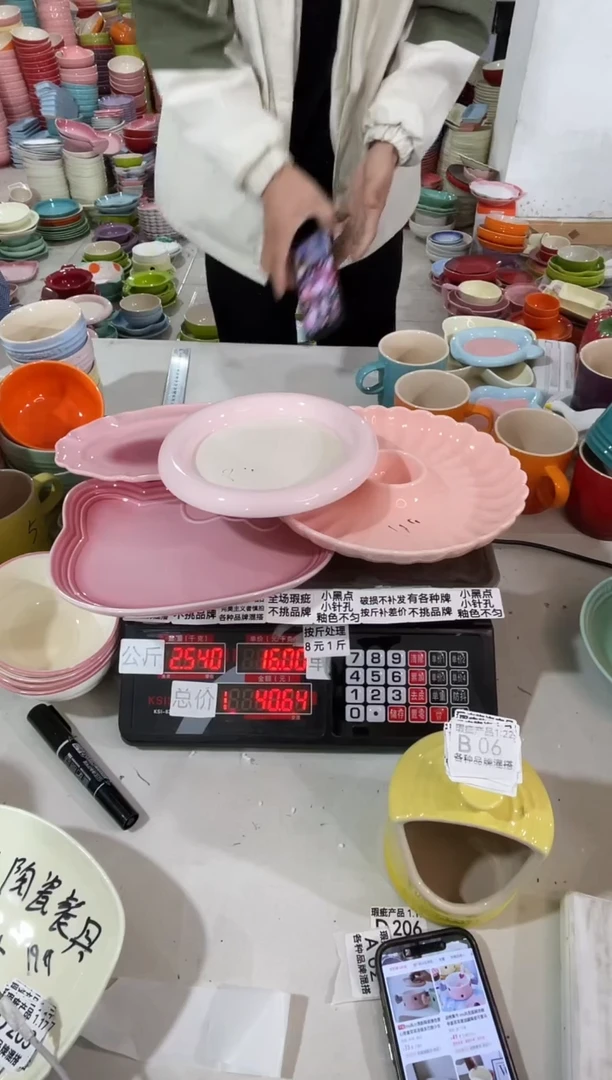 【闪购商品】其他瓷片微瑕陶瓷餐具家用B06