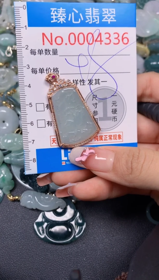 【闪购商品】翡翠颈饰未镶嵌含绳0004336