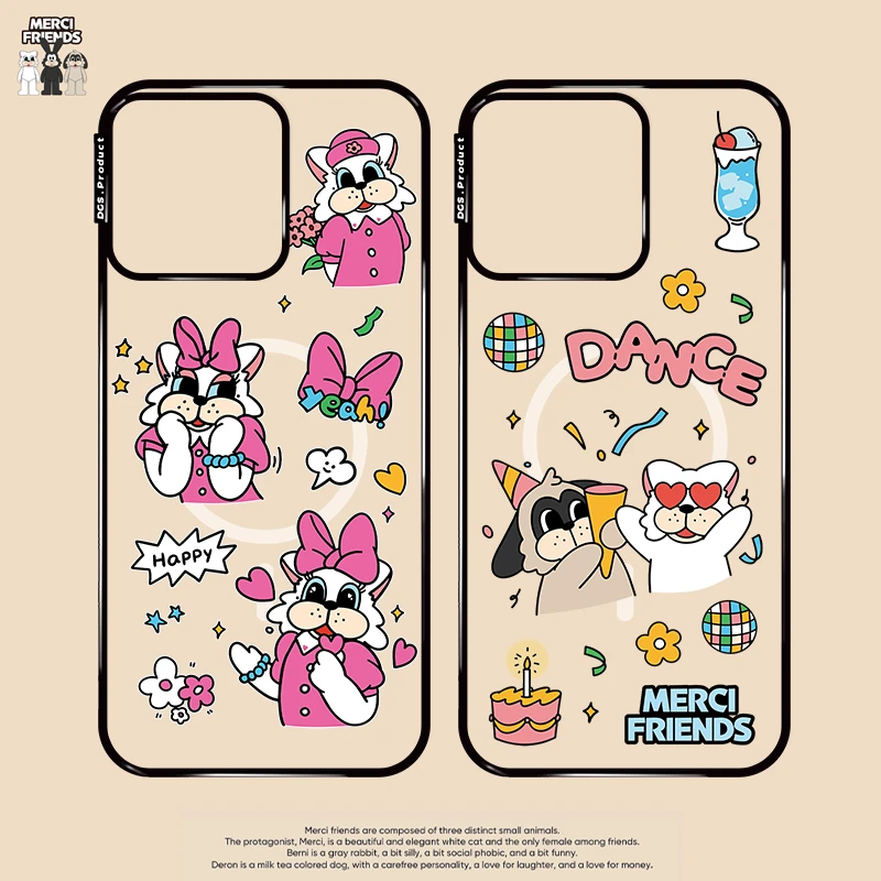 MERCI FRIENDS 主理人合作-磁吸贝贝壳2-适用苹果iPhone14-16系列