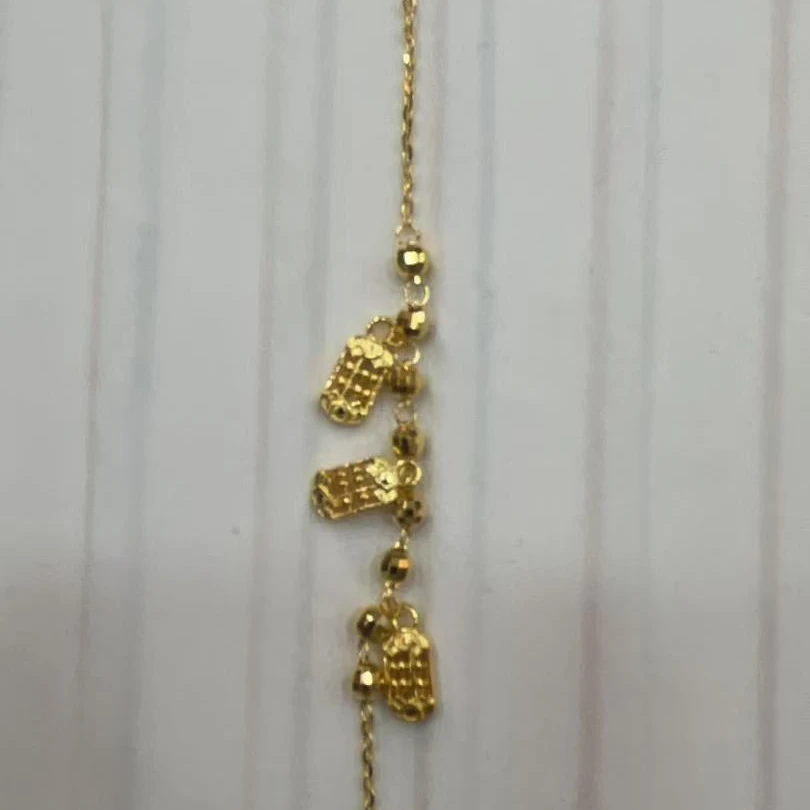 足银手链 算盘转运珠手链