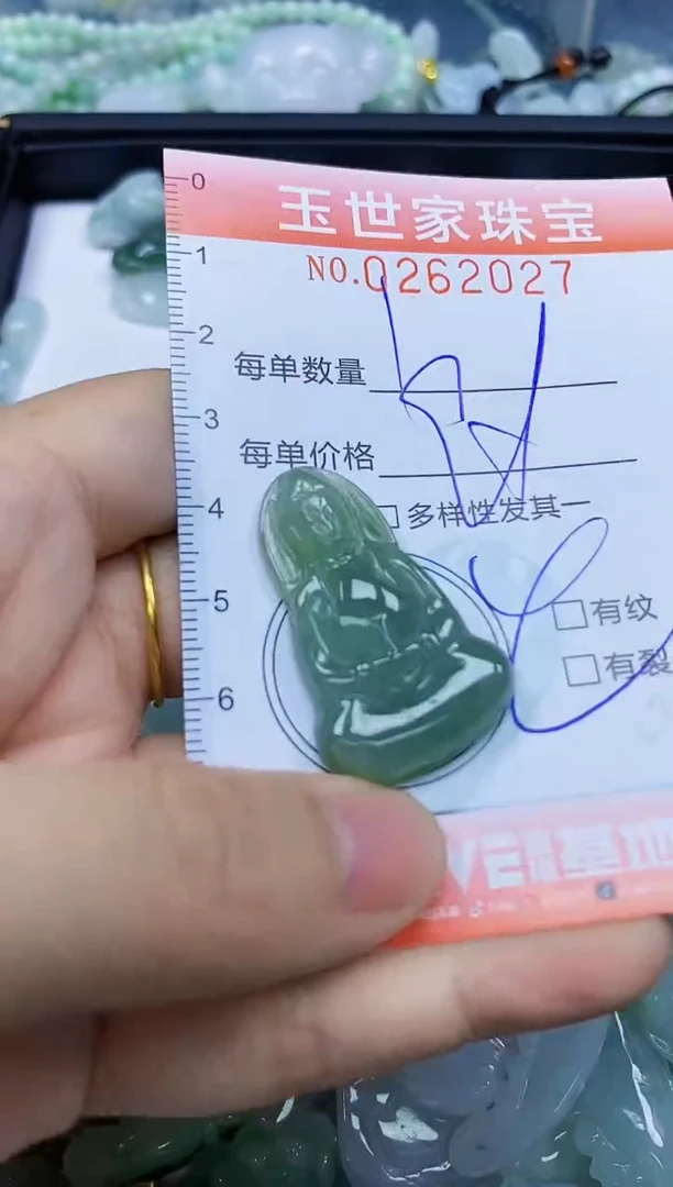 翡翠未镶嵌颈饰闪购0262027