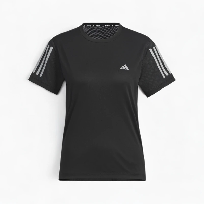 adidas/阿迪达斯女款圆领速干凉爽跑步运动短袖T恤JZ2200