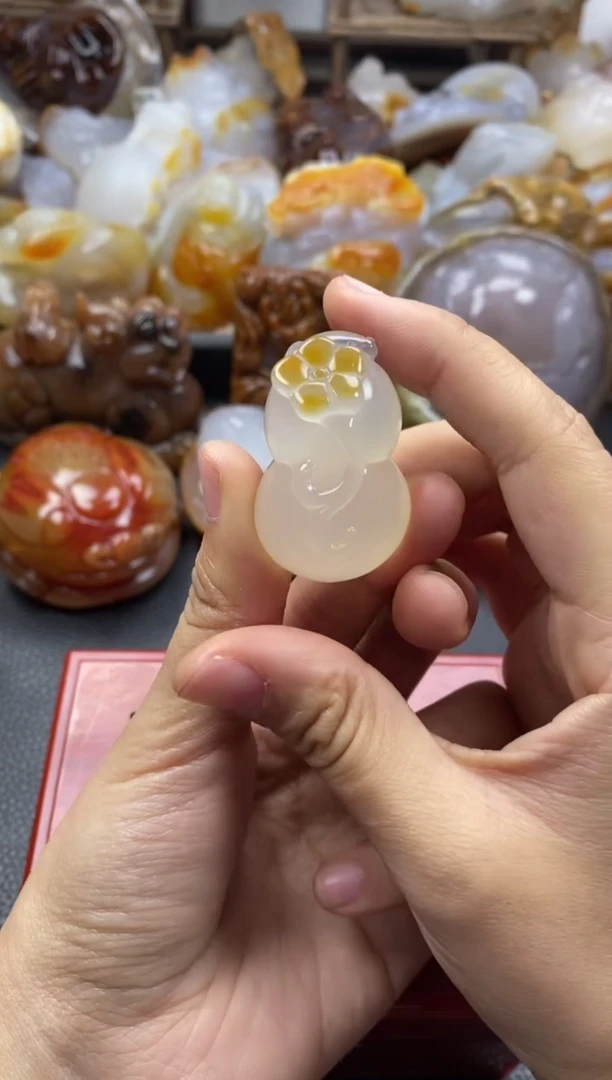 未镶嵌手把玛瑙/玉髓邦**询00