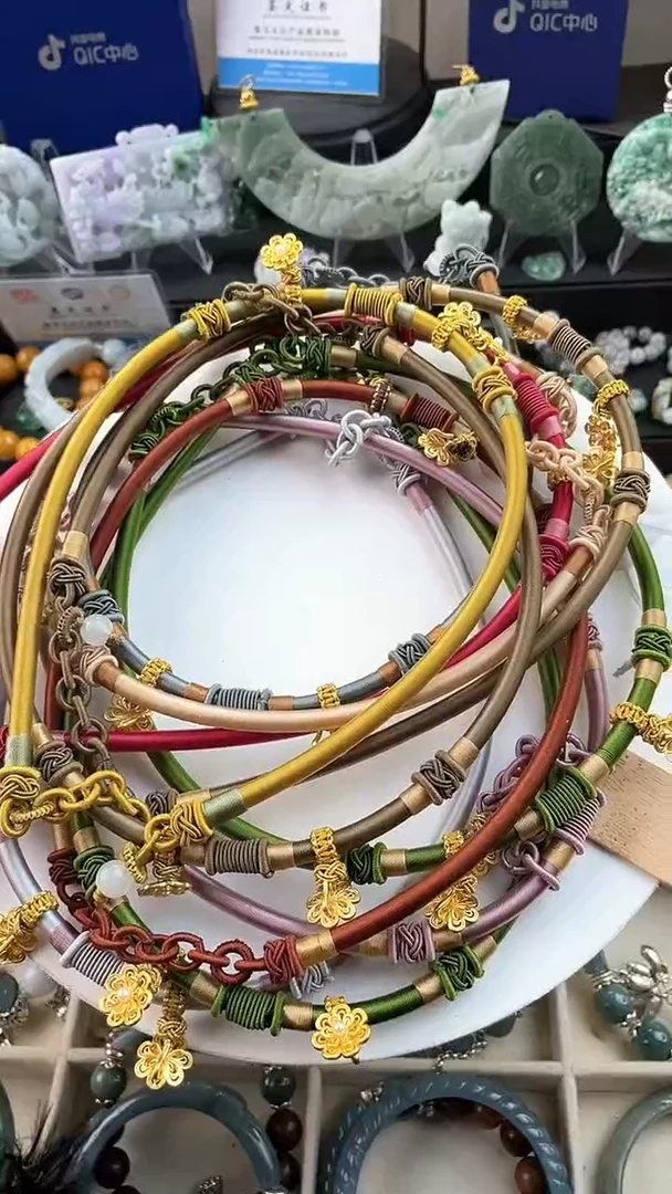 未镶嵌手链翡翠项圈绳一条下单备注颜色