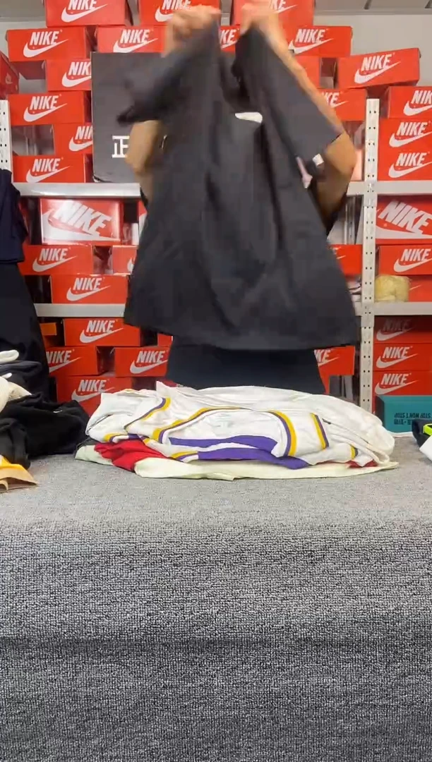 全新黑色SWOOSH短袖 直播间过款 尺码160M