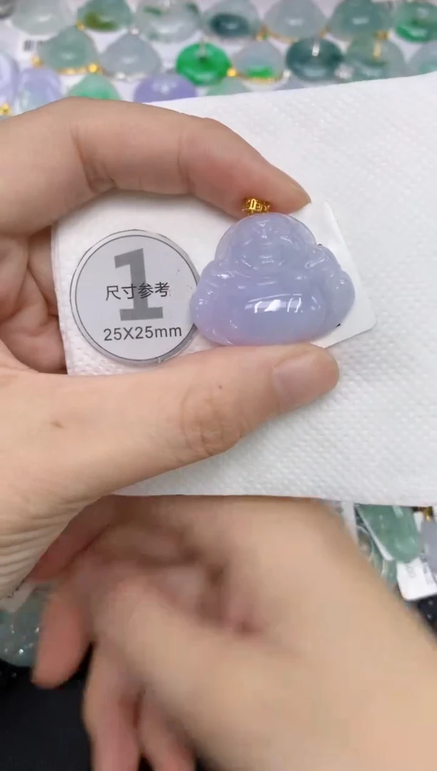 颈饰18K金镶嵌翡翠1111111