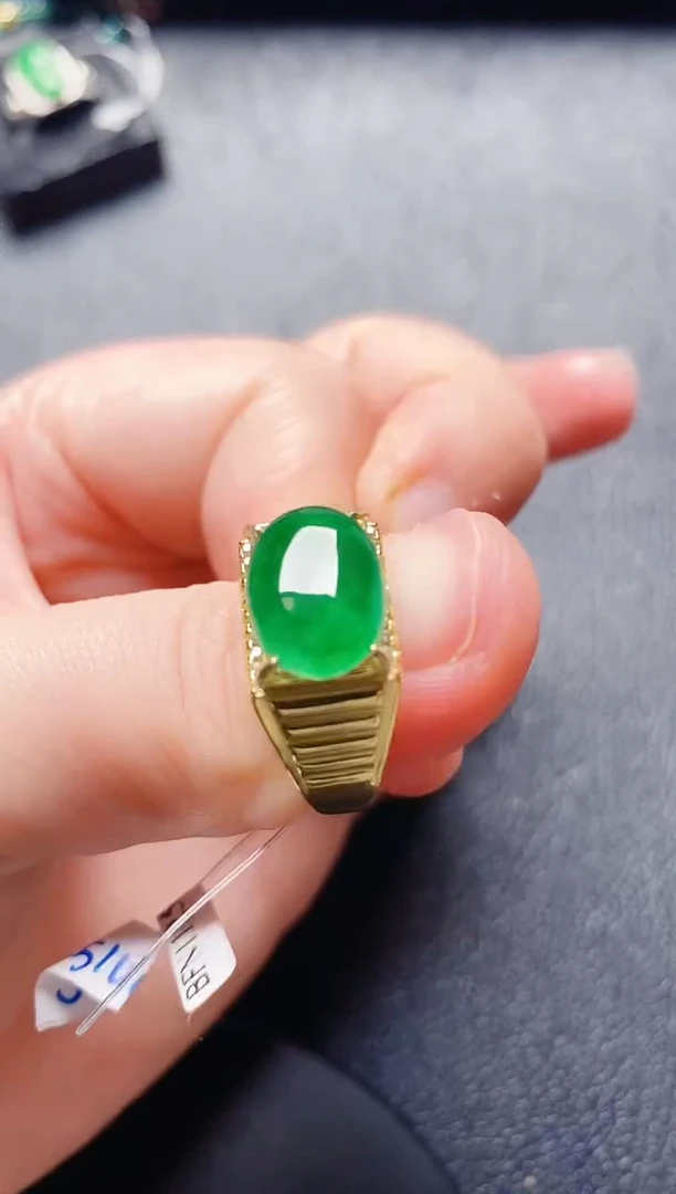 银S925镶嵌戒指翡翠1111