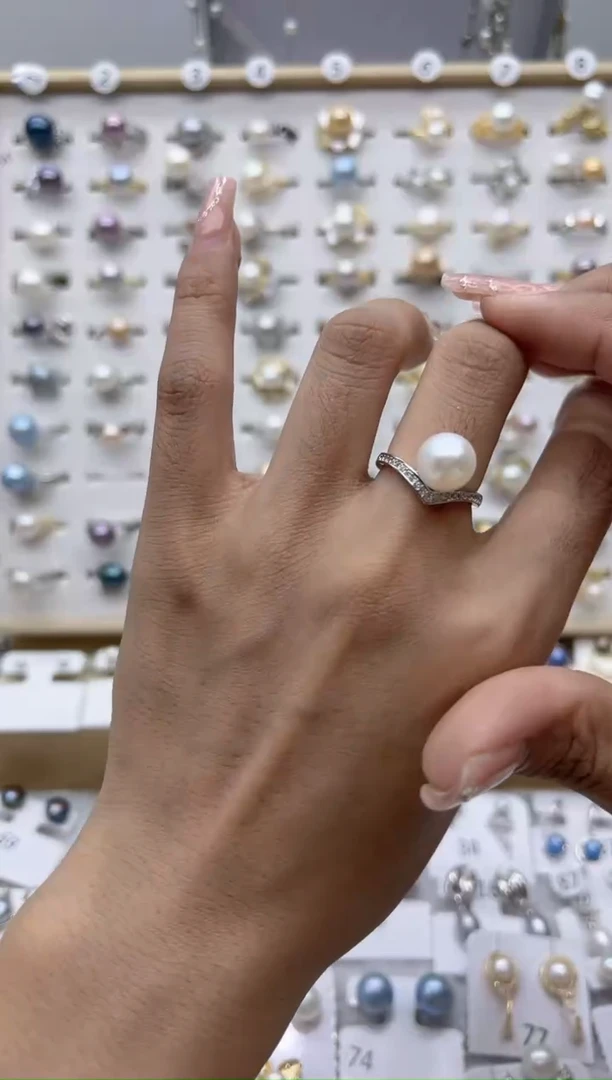 【闪购商品】淡水珍珠戒指合金61