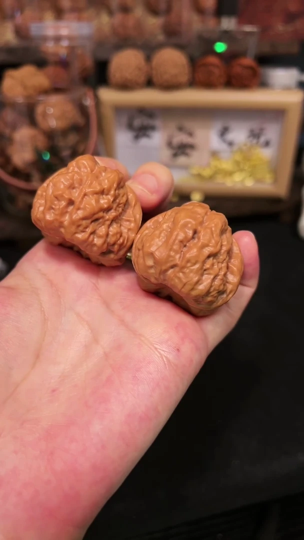 文玩核桃把件开播福利金蟾蛤蟆头38mm