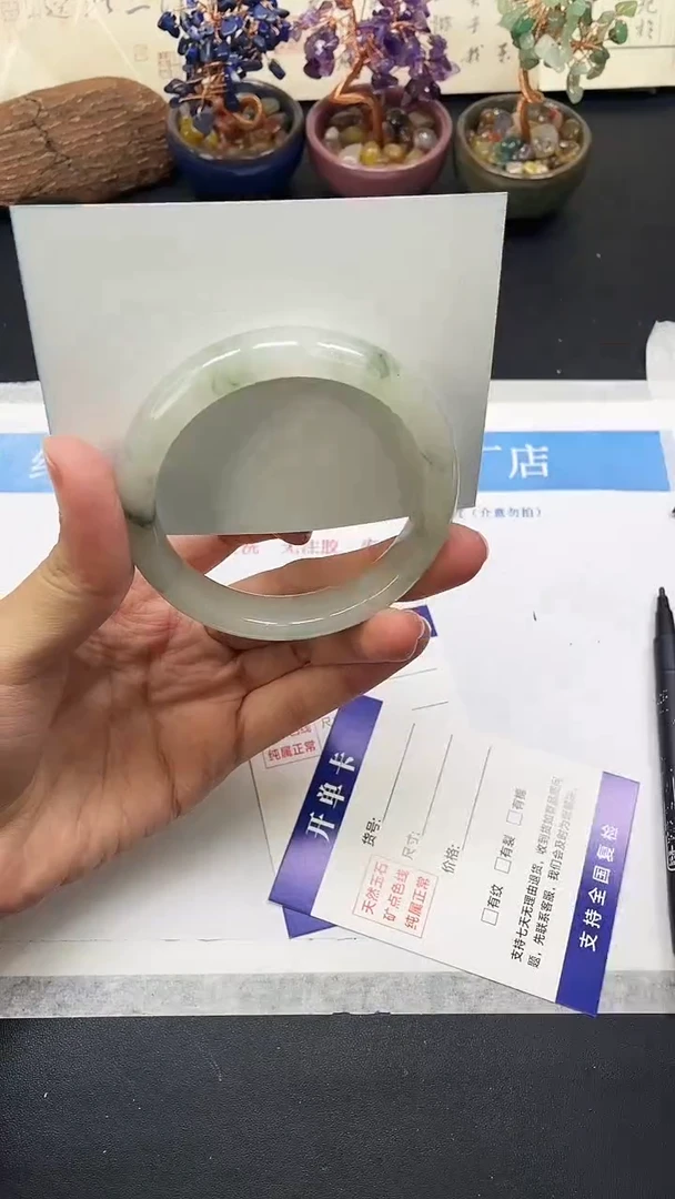 未镶嵌手镯石英质玉A6-57`58`59