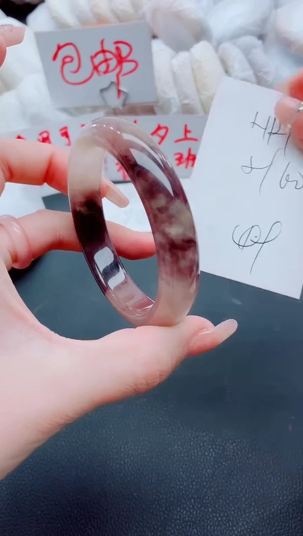 【闪购商品】石英质玉手镯未镶嵌H129-59-60