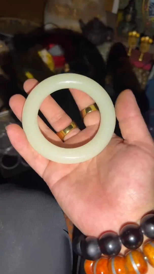 和田玉手镯未镶嵌闪购高端商品链接60粗