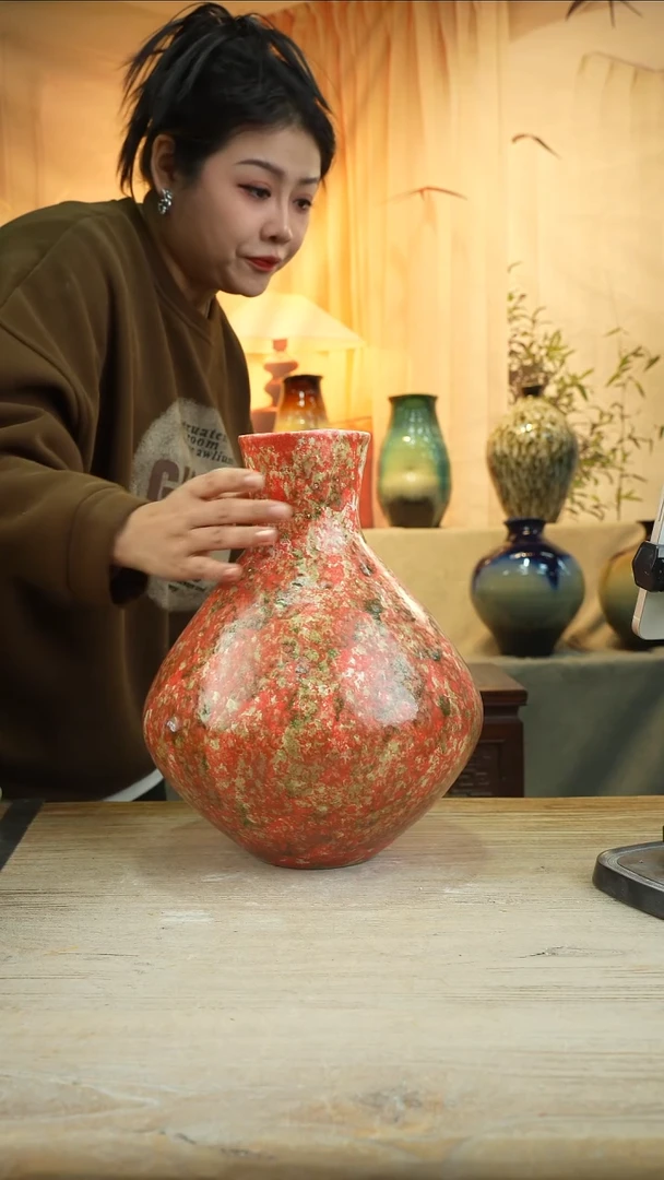 高33口10高温陶瓷花瓶花器