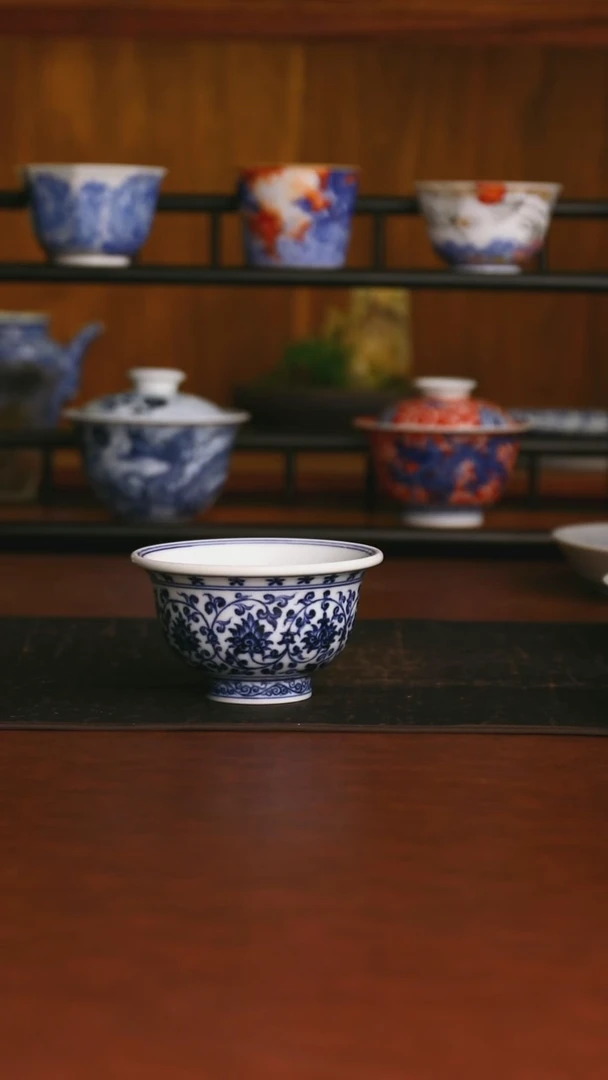 景德镇手工手绘的1(微瑕）