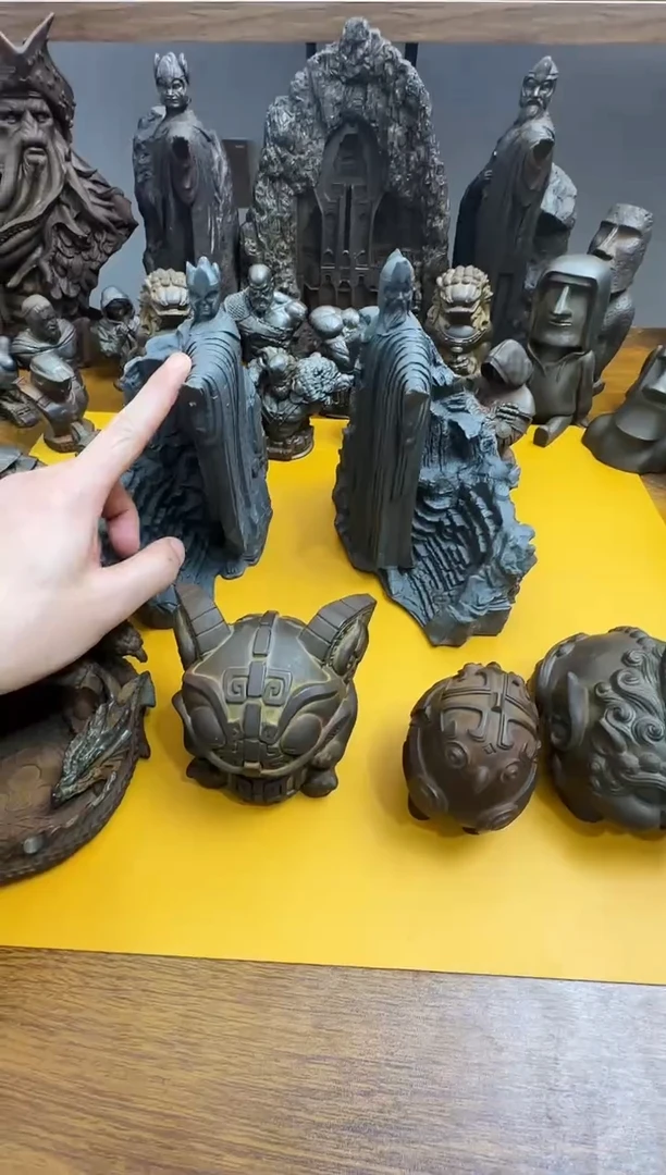 金属嘟*爸实心铁艺摆件~~中号阿狗纳斯（黑色）