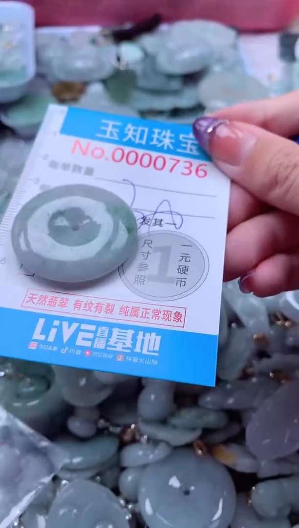 翡翠未镶嵌吊坠(不含链)736
