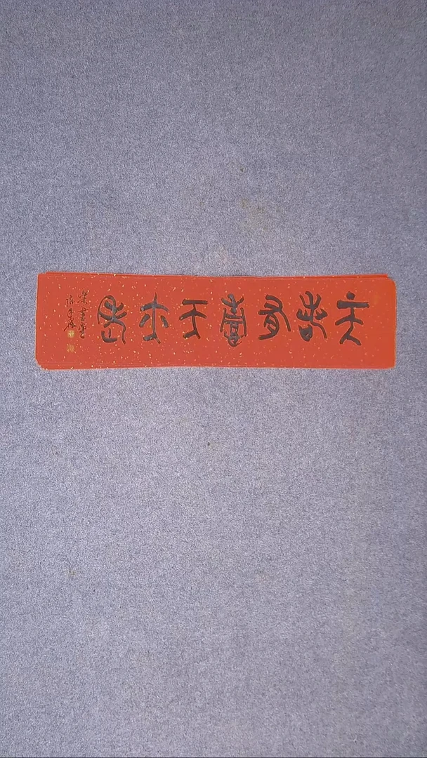 书法陈述林 山东69*18尺寸