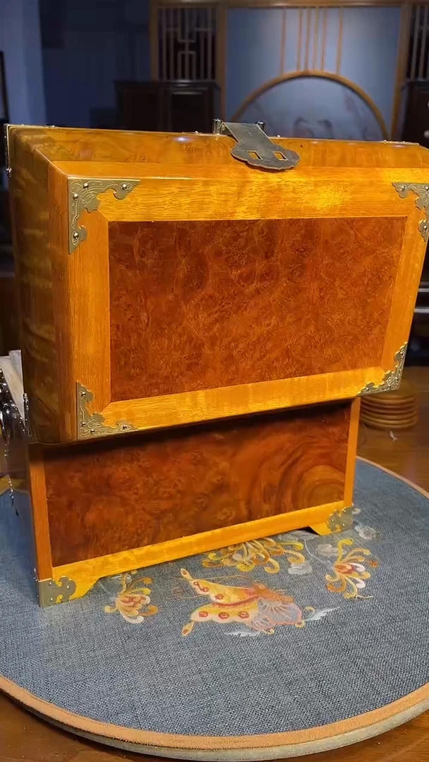 乌木类成套家具瘤疤首饰盒 s31