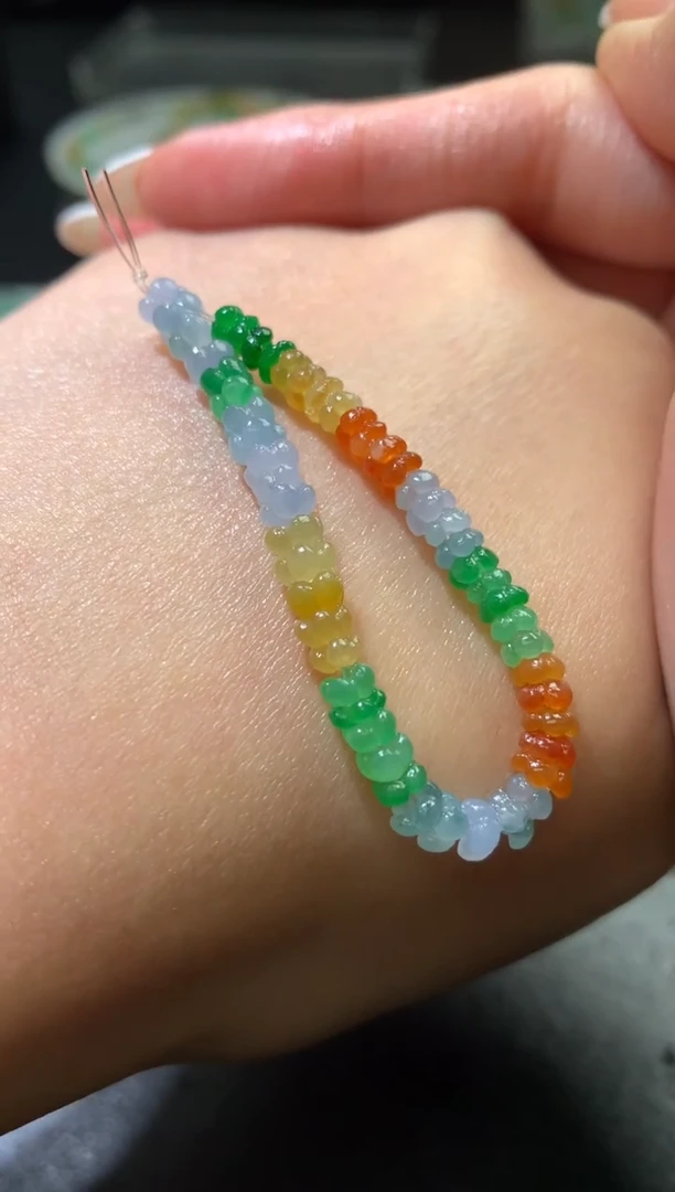 未镶嵌定制翡翠毛货 3.3-4.5