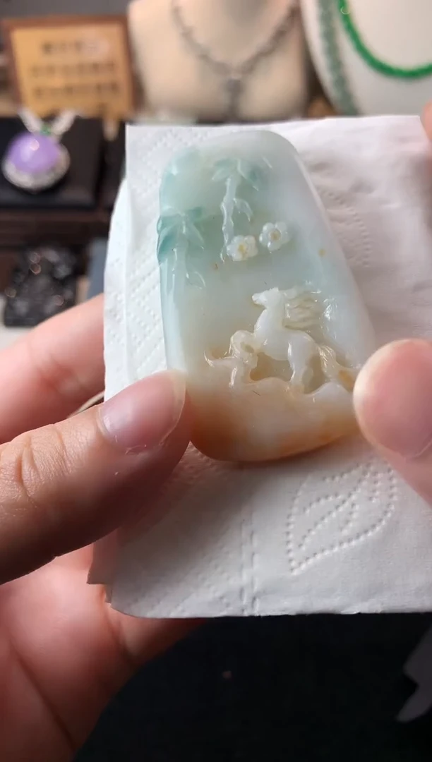 未镶嵌定制翡翠长*毛货不退不换