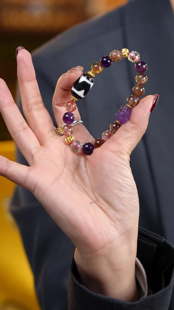 【闪购商品】玛瑙/玉髓手串未镶嵌S51968多样性发一牙牙手串