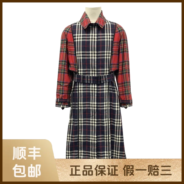 妃鱼/博柏利/棉/风衣/95新/s零九一六