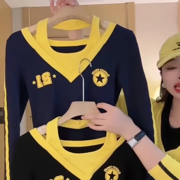 2025年夏新款高级感欧洲站别致独特气质小个子炸街黑色挂脖上衣