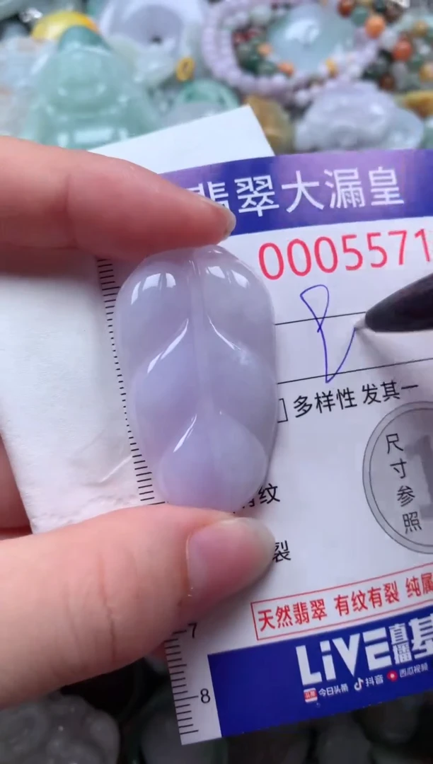 翡翠未镶嵌吊坠(不含链)5571