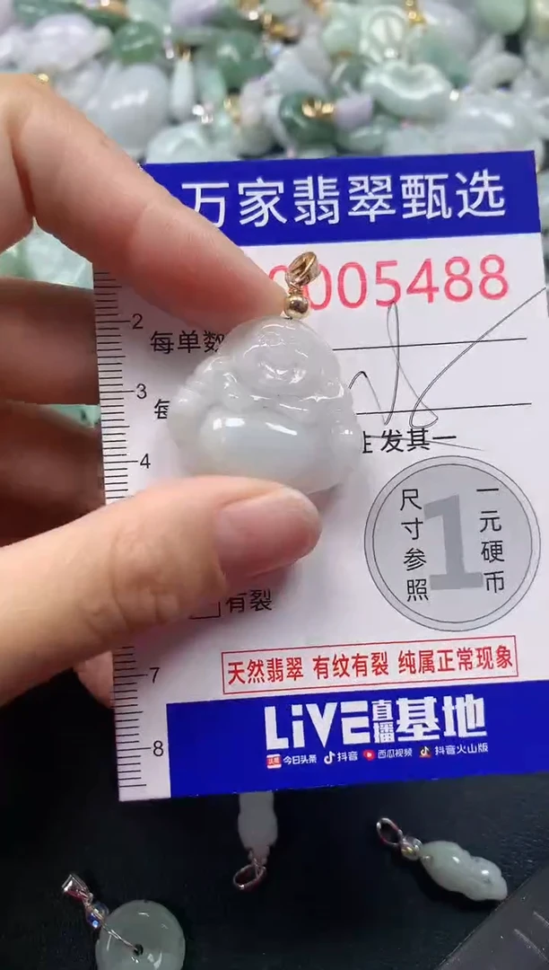 吊坠(不含链)未镶嵌翡翠5488