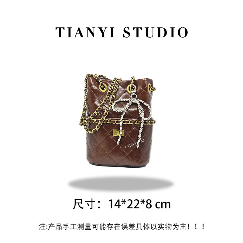 【TY】SD-5397-1-小香咖 轻奢小众设计感时尚斜挎韩版女包包