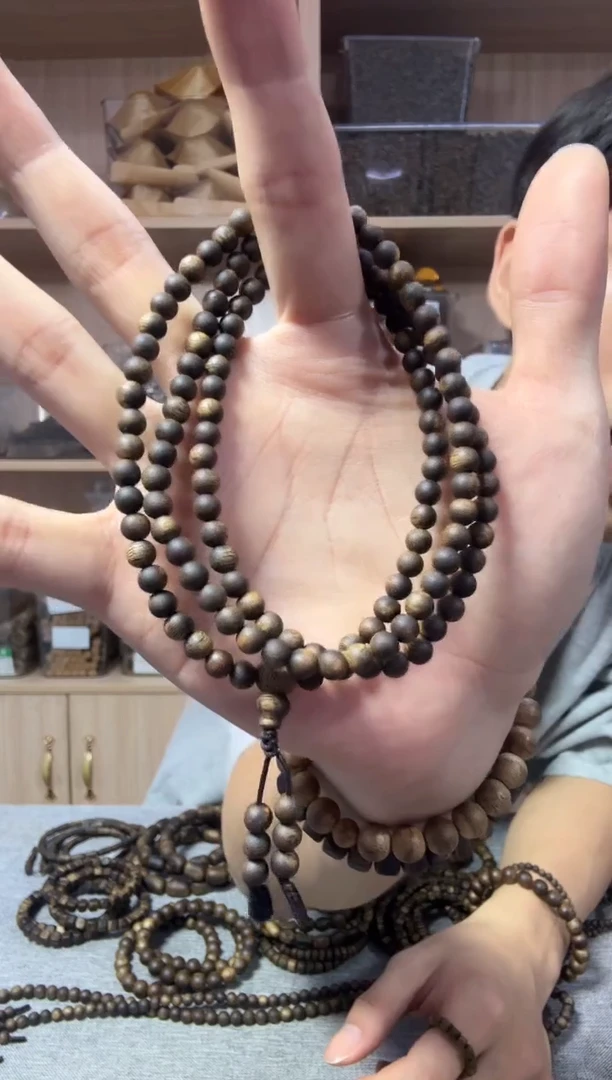 手串沉香05圆珠多圈10克+ 多样性发其一