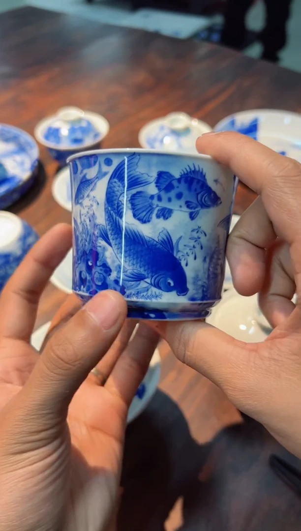 【闪购商品】恒垣山房 鱼在在藻纳泽杯
