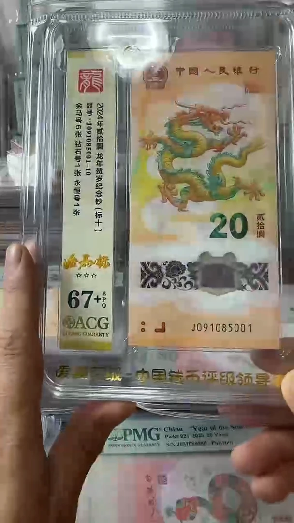 塑料091085001-龙钞标十