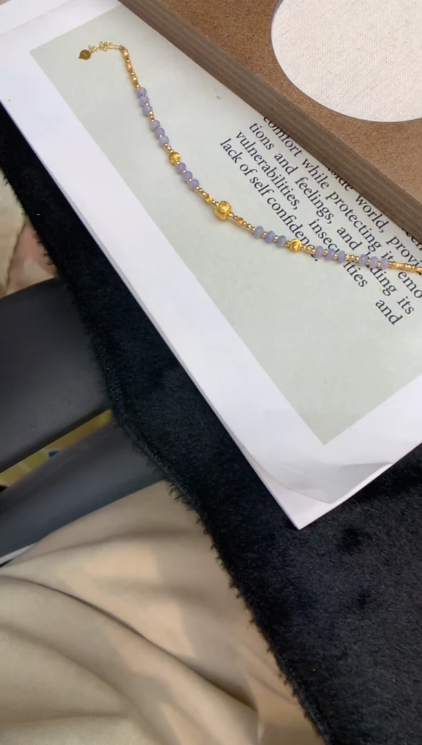 18K金镶嵌手链翡翠手链