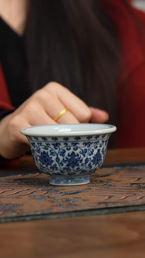 【闪购商品】宣之堂 缠枝压手杯