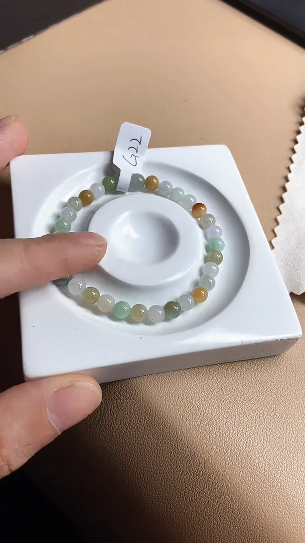 【闪购商品】翡翠手串未镶嵌天然A货翡翠手串G22