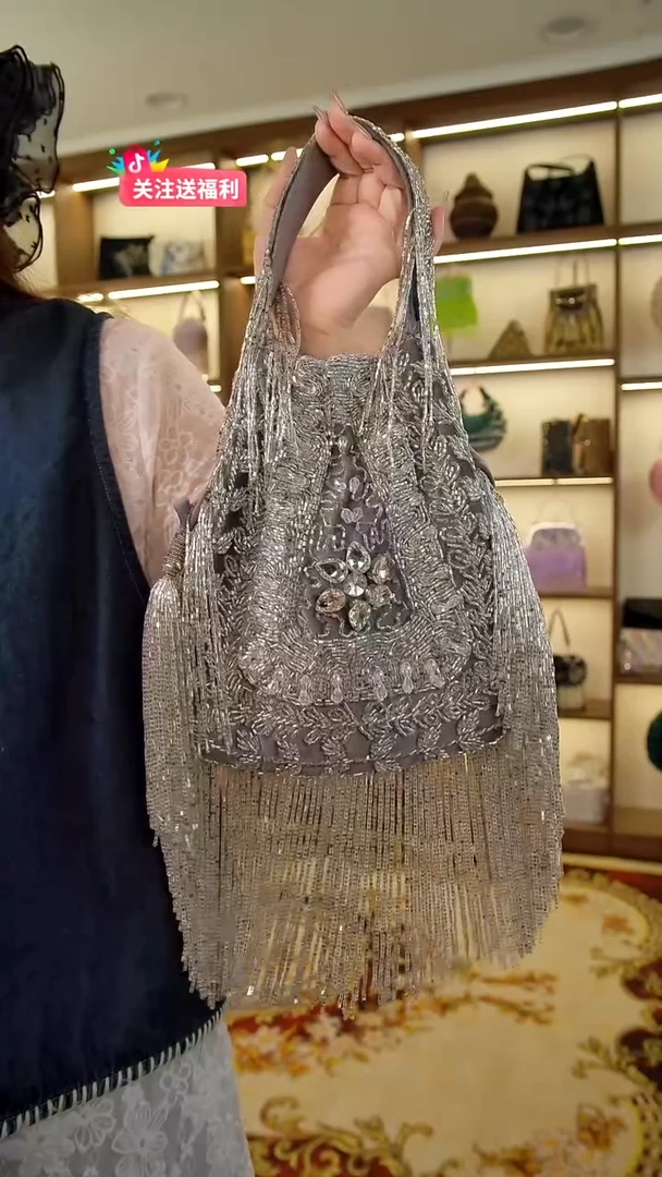 织绣珠绣手提包时尚女神直播间选款