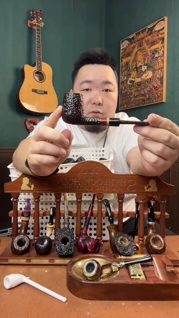 石楠木木雕款意大利进口石楠木烟斗