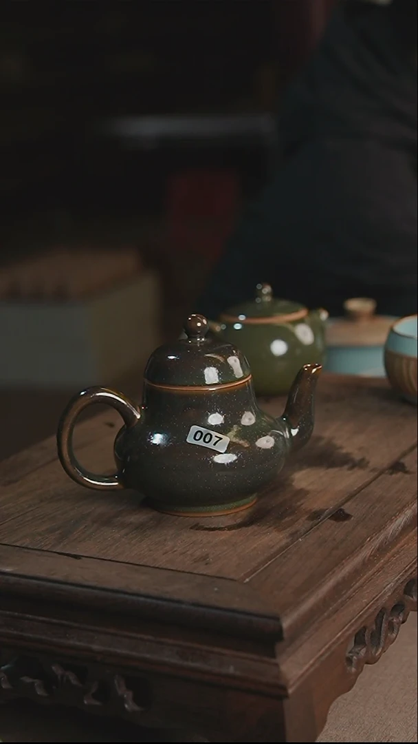 杯敏007号茶叶末思婷壶最后一把