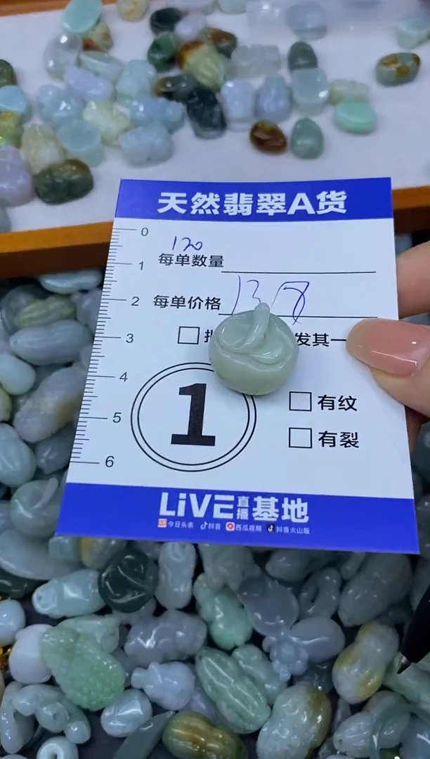 颈饰未镶嵌翡翠天然翡翠A货批量多样性发一件