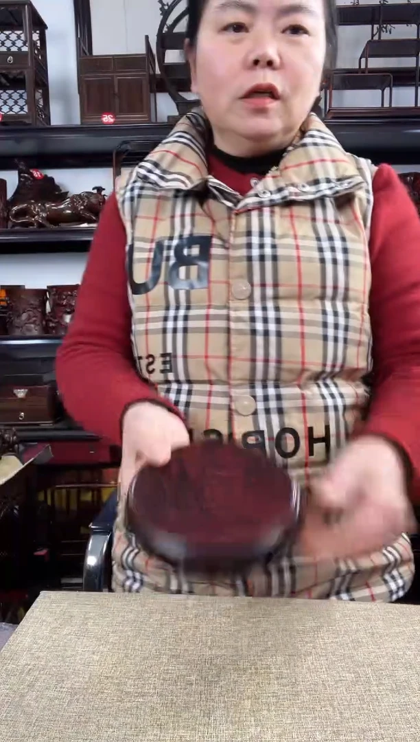 木老李红木工艺品374瑕疵