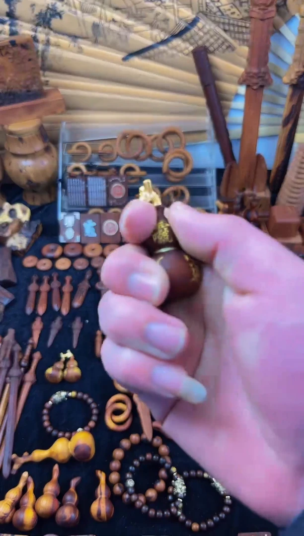 【闪购商品】枣木枣木龙头刻字小葫芦包邮到家