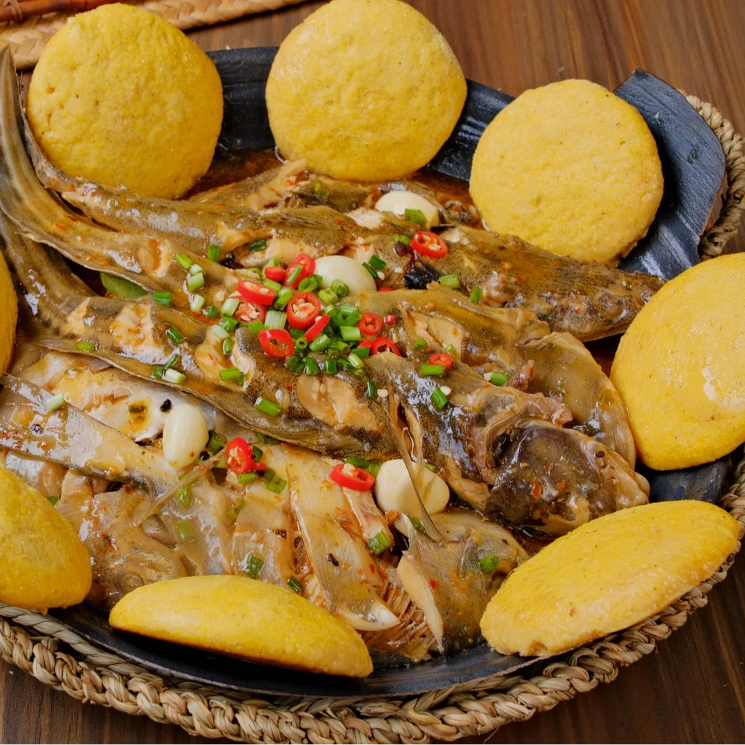 2包海杂鱼 送8个玉米饼 鱼锅饼子威海特产海杂鱼 加热即食