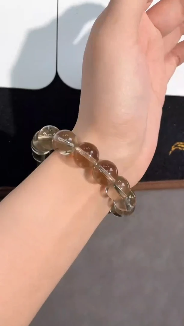 【闪购商品】水晶手链未镶嵌79号黄水单圈12.5mm