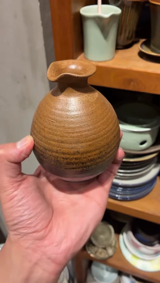 瓷片手工手作紫砂小花器