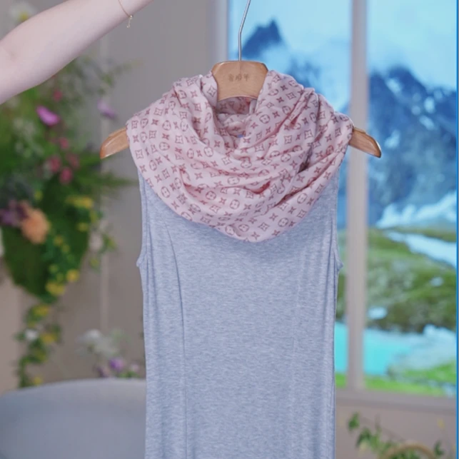 微次【订单羊绒长巾】粉色纯山羊绒保暖围巾或抽丝或印染或尺寸