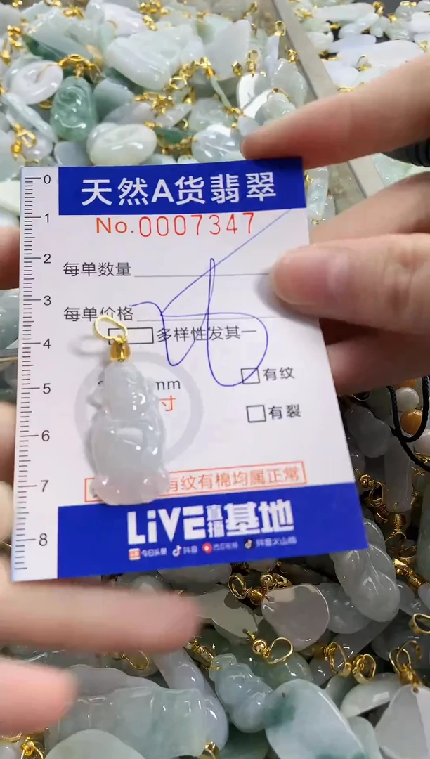 颈饰未镶嵌翡翠天然A货翡翠