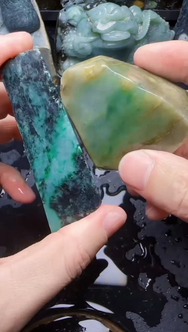 颈饰未镶嵌翡翠7*71